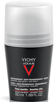 VICHY Body Antiperspirant 48H Roll On White Cap - 50 ml - Deodorant