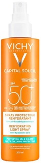 VICHY Capital Soleil Beach Protect Zonnebrandsspray SPF50+ - 200ml - Anti-dehydratatie