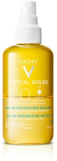 VICHY Capital Soleil Zonnebrand water SPF50 - 200ml - hydratatie