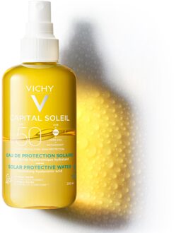 VICHY Capital Soleil Zonnebrand water SPF50 - 200ml - hydratatie
