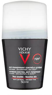VICHY Homme Roll On Deodorant Sensitive Skin 72h - 50 ml