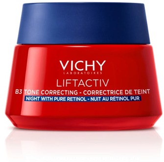 VICHY Liftactiv B3 Tone Corrigerende Nachtcrème met Zuivere Retinol 50 ml
