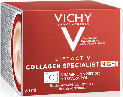 VICHY Liftactiv Collagen Specialist Nachtcreme - 50ml - anti-rimpel & pigmentatie