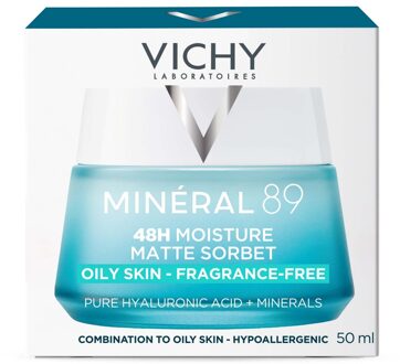 VICHY Mineral 89 48H Moisture Matte Sorbet 50 ml