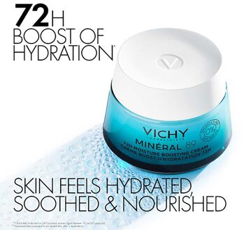 VICHY Minéral 89 72Hr Hydraterende Crème met Hyaluronzuur en Squalaan 50 ml