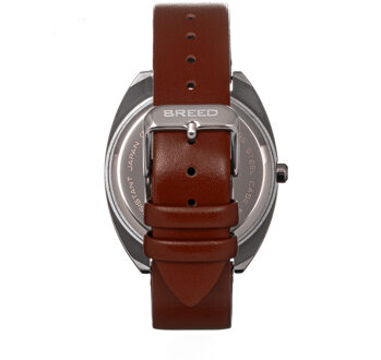 Victor horloge met leren band Grijs