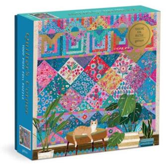 Victoria Ball Quilter's Corner 1000 Piece Foil Puzzle -  Galison (ISBN: 9780735384668)