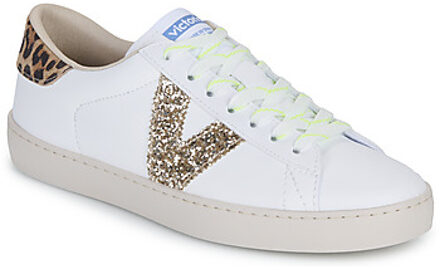 Victoria Lage Sneakers Victoria BERLIN EFECTO PIEL ANIMAL PRINT" Wit - 36,37,38,39,40,41