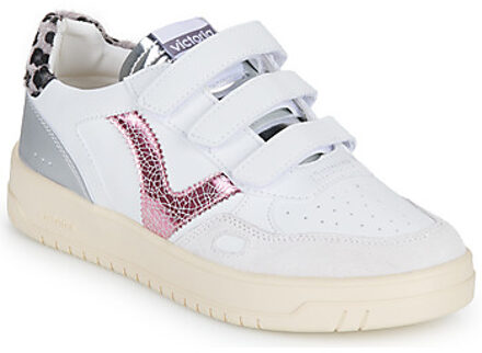 Victoria Lage Sneakers Victoria SEUL TIRAS EFECTO PIEL ANIMAL PRINT" Wit - 37,38,39