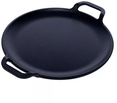Victoria Pizzapan met twee handgrepen 25 cm, Seasoned Bak-/braadpan