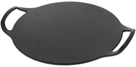 Victoria Pizzapan met twee handgrepen 38 cm, Seasoned Bak-/braadpan