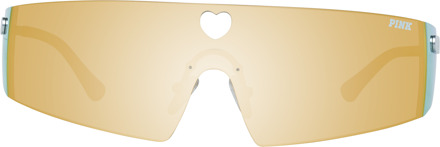 Victoria's Secret PK0008 0016G - Zonnebril - Zilverkleurig/Goud - 63 mm