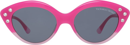 Victoria's Secret VS0009 5472C - Zonnebril - Grijskleurig/Roze - 54 mm