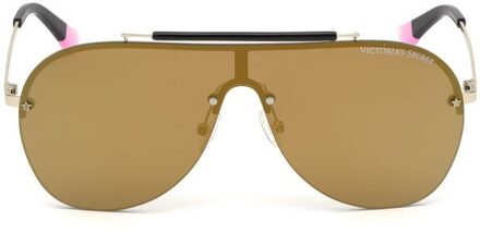 Victoria's Secret Vs001228 Schild Zonnebril Goud Bruin - One Size