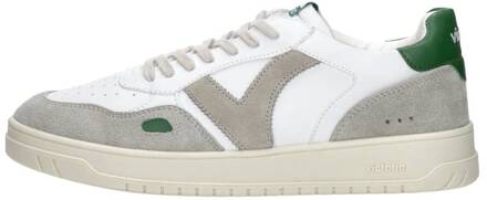 Victoria Seul Retro Effecto Sneakers Heren wit - grijs - groen - 42