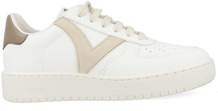 Victoria Sneakers 1258201-Taupe Wit maat