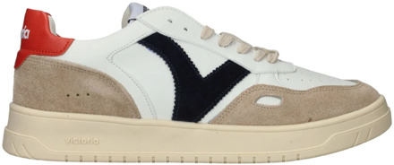 Victoria Sportieve Sneaker voor Heren met Beige en Zwarte Accenten Victoria , Beige , Heren - 43 Eu,46 Eu,40 Eu,41 Eu,42 Eu,45 EU