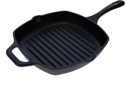 Victoria Square Grillpan 25 cm, Seasoned Bak-/braadpan