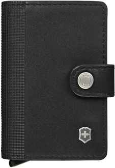 Victorinox Altius Secrid Leather Card Wallet black portemonnee Zwart - H 10 x B 7 x D 3 cm