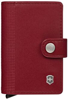 Victorinox Altius Secrid Leather Card Wallet victorinox red portemonnee Rood - H 10 x B 7 x D 3 cm