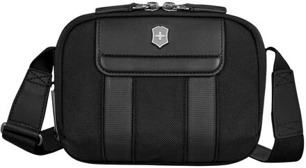 Victorinox Architecture Urban2 Compact Crossbody Bag Ballistic black damestas Zwart - H 16 x B 22 x D 6 cm