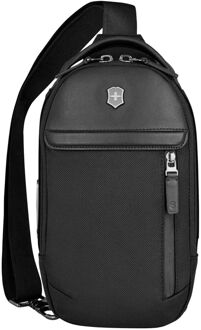 Victorinox Architecture Urban2 Sling Bag Ballistic Nylon black damestas Zwart - H 28 x B 17 x D 8 cm