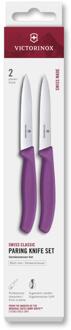 Victorinox Schilmesje 2 stuks paars 10cm
