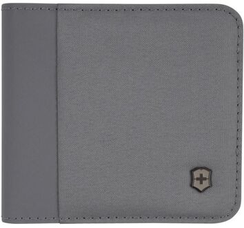 Victorinox Travel Essentials Bi-Fold Wallet frost grey heren portemonnee Grijs - H 11 x B 10 x D 1 cm