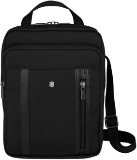 Victorinox Werks Professional Cordura Crossbody Laptop Bag black damestas Zwart