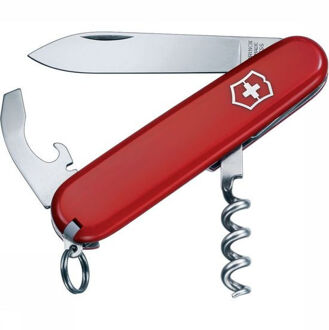 Victorinox zakmes Waiter (9 functies, kurkentrekker, combi-lemmet) rood