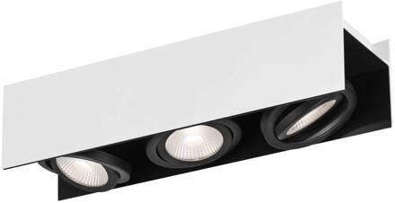 Vidago Plafondlamp - LED - 46,5 cm - Wit, Zwart - Dimbaar