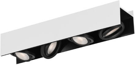 Vidago Plafondlamp - LED - 62 cm - Wit, Zwart - Dimbaar