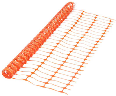 vidaXL Afzetgaas 1 x 30 m - HDPE - 100 x 40 mm - Oranje