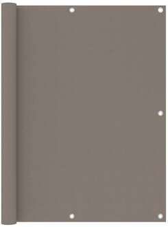 vidaXL Balkonscherm 120x300 cm oxford stof taupe Multikleur