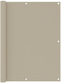 vidaXL Balkonscherm 120x400 cm oxford stof beige