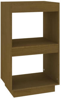 vidaXL Boekenkast 40x35x71 cm massief grenenhout honingbruin