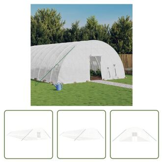 vidaXL Broeikas - Profi Line - 24 x 6 x 2.85 m - Polyethyleen - Gegalvaniseerd staal