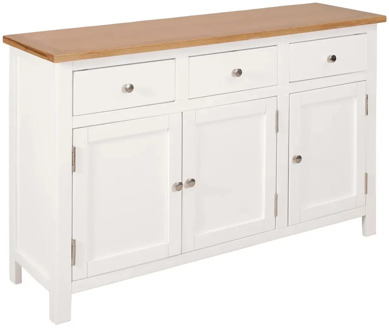 vidaXL Dining Room Furniture Sideboard 110 x 33.5 x 70cm Solid Oak Wood