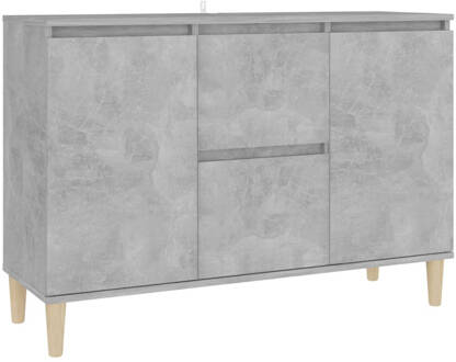 vidaXL Dressoir 103,5x35x70 cm spaanplaat betongrijs