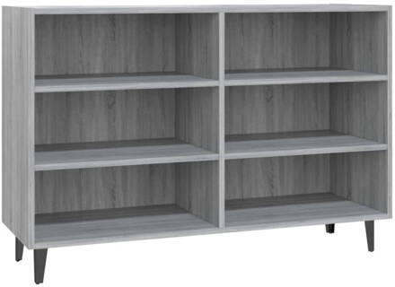 vidaXL Dressoir 103,5x35x70 cm spaanplaat grijs sonoma eikenkleurig