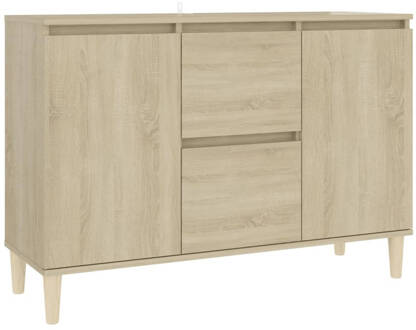 vidaXL Dressoir 103,5x35x70 cm spaanplaat sonoma eikenkleurig Bruin