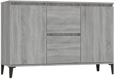 vidaXL Dressoir 104x35x70 cm bewerkt hout grijs sonoma eikenkleurig