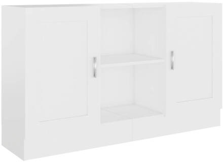 vidaXL Dressoir 120x30,5x70 cm bewerkt hout wit