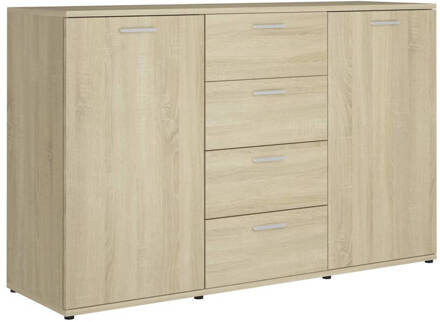 vidaXL Dressoir 120x35,5x75 Cm Spaanplaat Sonoma Eikenkleurig