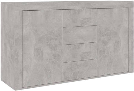 vidaXL Dressoir 120x36x69 cm spaanplaat betongrijs