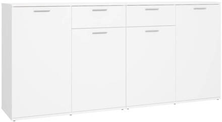 vidaXL Dressoir 160x36x75 cm spaanplaat wit