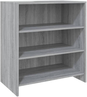 vidaXL Dressoir 70x40,5x75 cm spaanplaat grijs sonoma eikenkleurig