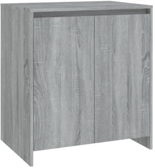 vidaXL Dressoir 70x40x73,5 cm spaanplaat grijs sonoma eikenkleurig