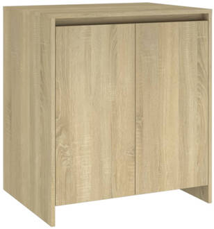 vidaXL Dressoir 70x40x73,5 cm spaanplaat sonoma eikenkleurig Beige