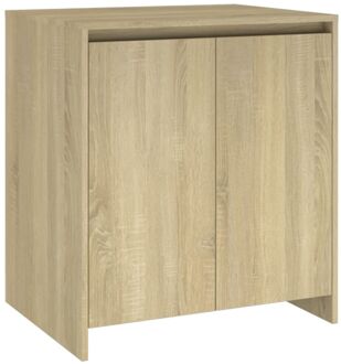 vidaXL Dressoir 70x40x73,5 cm spaanplaat sonoma eikenkleurig Beige